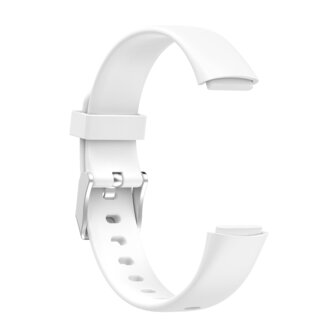 Fitbit Luxe - Sportbandje met gesp - Maat: Large - Wit