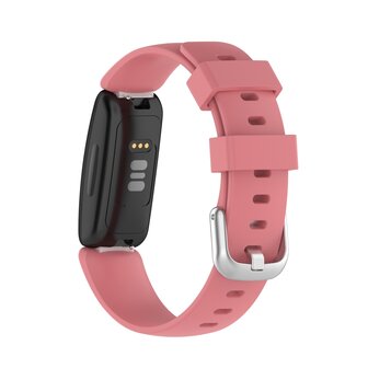 Fitbit Inspire 2 &amp; Ace 3 - Sportbandje met gesp - Maat: Small - Oudroze