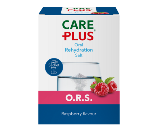Care Plus O.R.S. - Oral Rehydration Salt - Framboos - 10 stuks